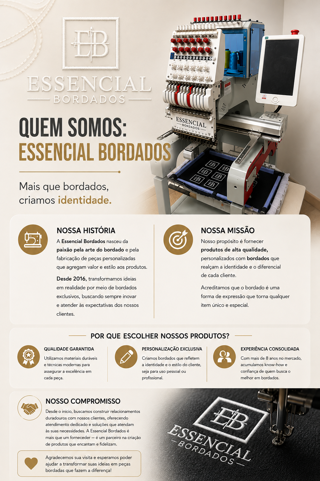 Sobre a Essencial Bordados